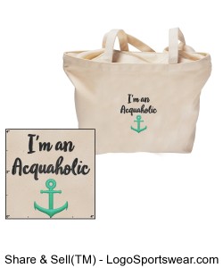 Acquaholics Tote Bag Design Zoom